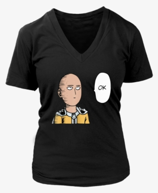 Saitama Okay Face Oppai Anime Manga T-shirt Men & Women - One Punch Man Saitama Ok Mouse Pads #5445394