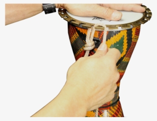 After Replacing Drumheads And Rings Locate The Rope - Talking Drum #5445882