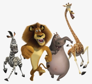 Madagascar And Shrek - Alex Marty Melman And Gloria #5446954