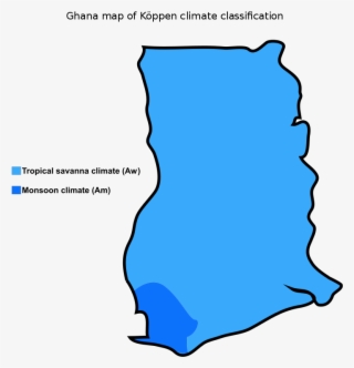 Ghana Map Of Köppen Climate Classification - Climate Map Of Ghana #5447141