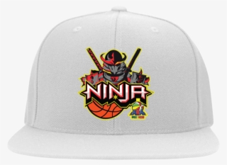 Ninja Head Wear Flat Bill Twill Flexfit Cap - Gildan Mens Short Sleeve T-shirt #5447538