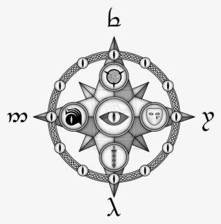 Old Compass At Getdrawings Com Free For - Medieval Map Compass Transparent #5447937