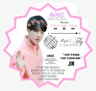 Bts Sticker Jin Awake #5448143
