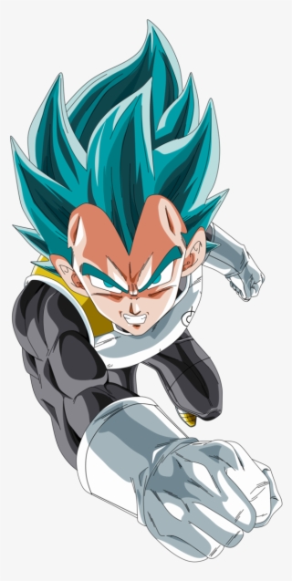 Vegeta Super Saiyan God Png - Vegeta Ssj Dios Azul #5448377