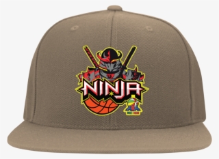 Ninja Head Wear Flat Bill Twill Flexfit Cap - T-shirt #5448581