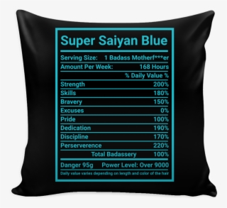 Super Saiyan Blue God Pillow Cover 16" -tl00175pl - Throw Pillow #5448705