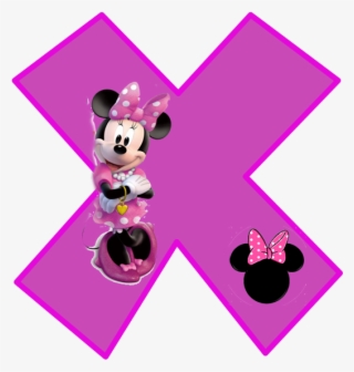 Minnie Free Alphabet In Purple - Minnie Mouse Alphabet Letters #5449172