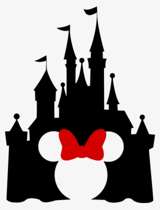 Disney Castle With Mickey Cutout - Disney Castle With Minnie Ears #5450343