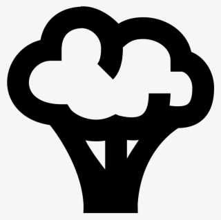 This Is A Picture Of A Piece Of Broccoli With A Puffy - Брокколи Иконка #5452481