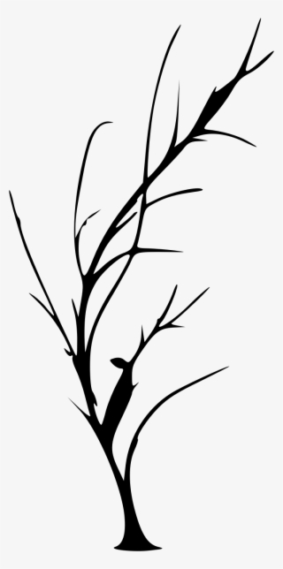 Big Image - Line Art Twig Png #5452941