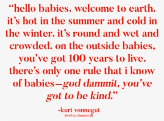 Kurt Vonnegut Quote - Goodbye Quotes For Love #5455911