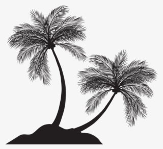 Palm Trees Silhouette Png - Palm Tree Silhouette Clip Art Png #5456942 Palm Trees Silhouette Png - Palm Tree Silhouette Clip Art Png #5456942