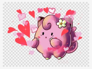 Jigglypuff And Clefairy Png Clipart Clefairy Jigglypuff - Clefairy #5458566