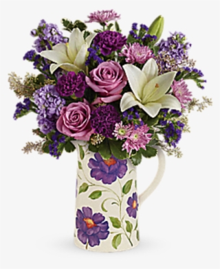 Garden Pitcher Tf - Garden Pitcher Bouquet - Standard - Roses #5458627