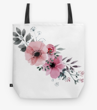 Bolsa Flores Rosas De Bárbara Diasna #5459246