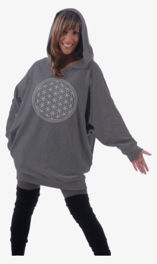 Hooded & Flower Of Life ♥ - Blume Des Lebens Stoff #5459938