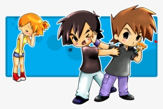 Misty From Pokemon, Ash And Misty, Pokemon Couples, - Pokemon Ash And Misty And Gary #5460264