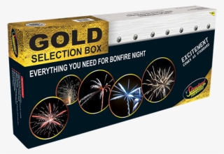 Gold Selection Box - Standard 25 Piece Silver Selection Box Fireworks. #5461622
