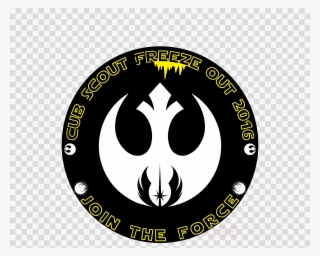 Millenium Falcon Decal Clipart Chewbacca Luke Skywalker - Star Wars Battlefront Renegade Squadron Logo #5461763