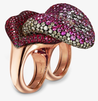 Two Finger Tongue Ring - Jacob & Co Tongue Ring #5462482