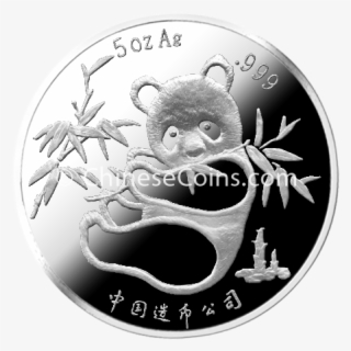 1986 5oz Silver Panda Ana Medal Rev #5463500