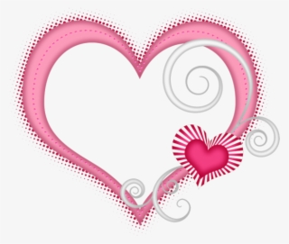 Coeur,tube,png - Peach Heart Png #5464056