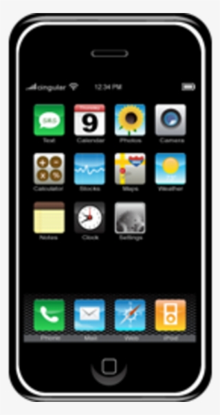 1368299830917888001apple Iphone Icon Hi - Mobile Phone Clipart #5465030