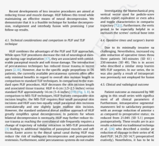 A 30-40 Mm Dorsal Midline Incision Serves For Decompression, - Document #5465834