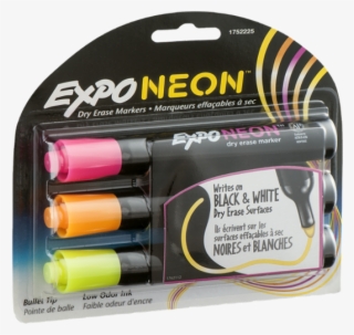 Expo Neon Dry Erase Markers, Bullet Tip, Assorted Colors. #5466009