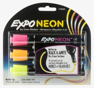 Expo Neon Dry Erase Markers, Bullet Tip, 3-pack, Assorted #5466195
