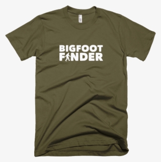 Bigfoot Finder Classic Logo Tee Army - Golden State Warriors T Shirt Logo #5467372