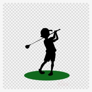 Kid Golfer Silhouette Clipart Golf Tees Golf Clubs - Golf Vector Png #5468613 Kid Golfer Silhouette Clipart Golf Tees Golf Clubs - Golf Vector Png #5468613