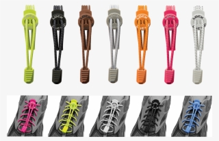Shoe Laces Tied Png Clip Art Free - Lock Laces Elastic No-tie Shoelaces By Advocate, Black #5469377