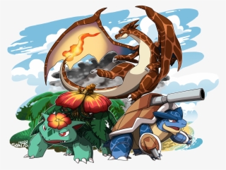 Vector Library Library Blastoise Transparent Clone - Pokemon Rojo Fuego Charizard #5470944