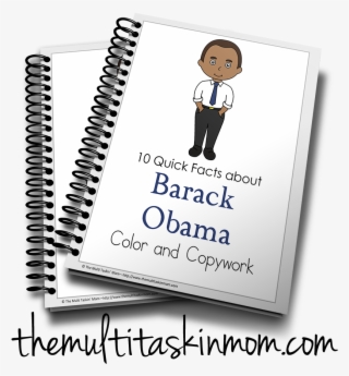 Barak Obama Color And Copywork - Income Tax School Certificate #5471139