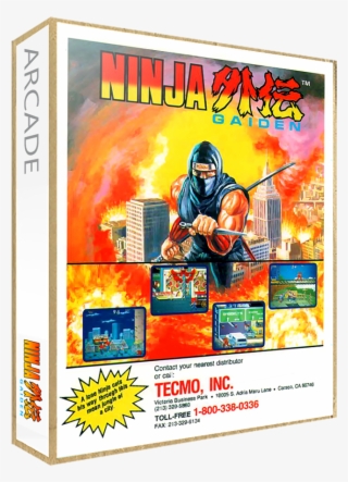 Ninja Gaiden - Ninja Gaiden Arcade - Free Transparent Png Download - Pngkey