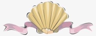 Clam Oyster Seashell Clip Art - Oyster Shell Clipart Png #5474412
