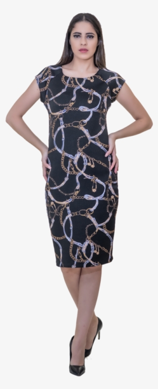 Straight Line Sleeveless Dress - Dress #5475903