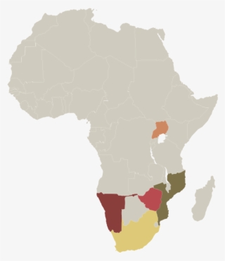 Africa Is Home To All The Dangerous And Big Game Species - German Southwest Africa Map #5476654