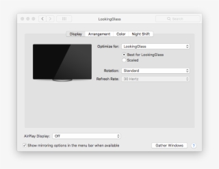 Open Up Your Display Settings And If Connected Properly, - Macos 144hz #5477020