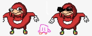 Ugandan Knuckles - Uganda Knuckles Pixel Art #5477024