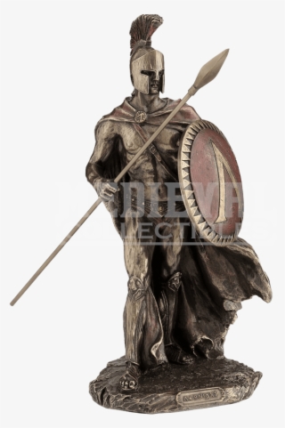 Leonidas With Spear Statue - Leonidas Spartan King With Spear And Shield Statue #5478439