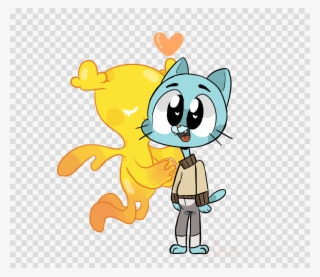 Increible Mundo De Gumball Kawaii Clipart Gumball Watterson - Gumball And Penny Draw #5479238