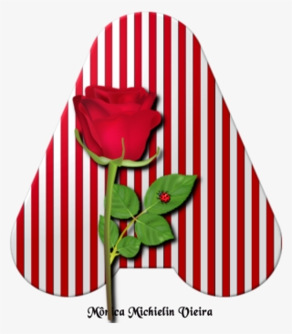 Alfabeto Rosa Vermelha Png - Illustration #5479371