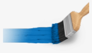Paint Brush Png Transparent Images - Paintbrush With Blue Paint #5481830