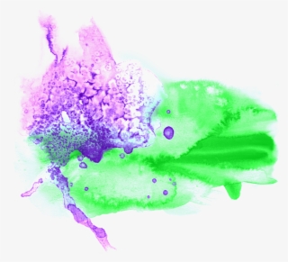 Color Splash, Splash Of Color - Abstract Green Color Splash #5482230