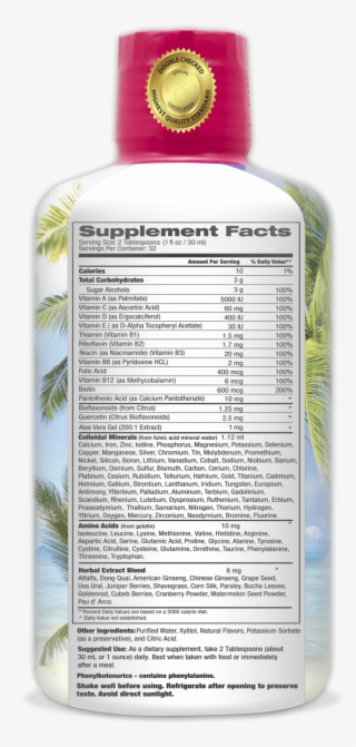 Discount Liquid Vitamins & Supplements #5483788