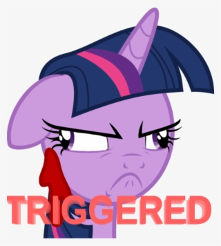 Alicorn, Angry, Blood, Bust, Derp, Female, Frown, Mare, - Twilight Sparkle Triggered #5484301