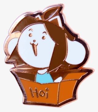 This Pin's Smooth, Hard-enamel Finish Contains No Temmie - Undertale #5484465