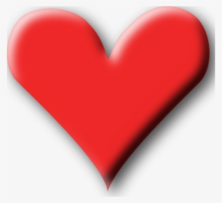 Red Heart Valentine - Heart Clipart #5485268